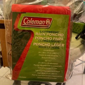 Coleman lightweight Rain Poncho